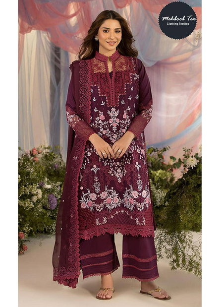 Mehboob Tex 1770 Cotton Pakistani Embroidery Salwar Suits Wholesale Market In Surat
